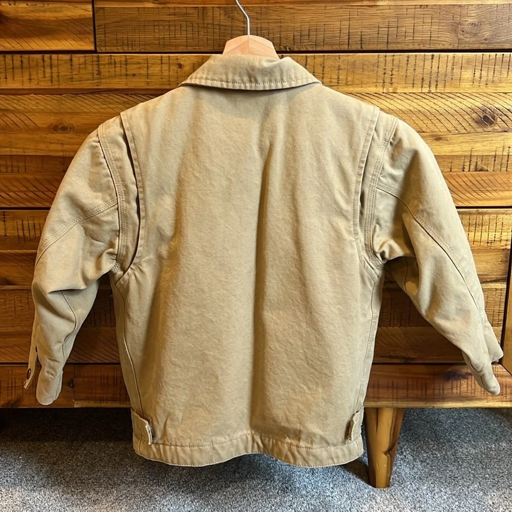 Gap × Vintage 1990’s Boys cream quilt lined gap jacket Y2K